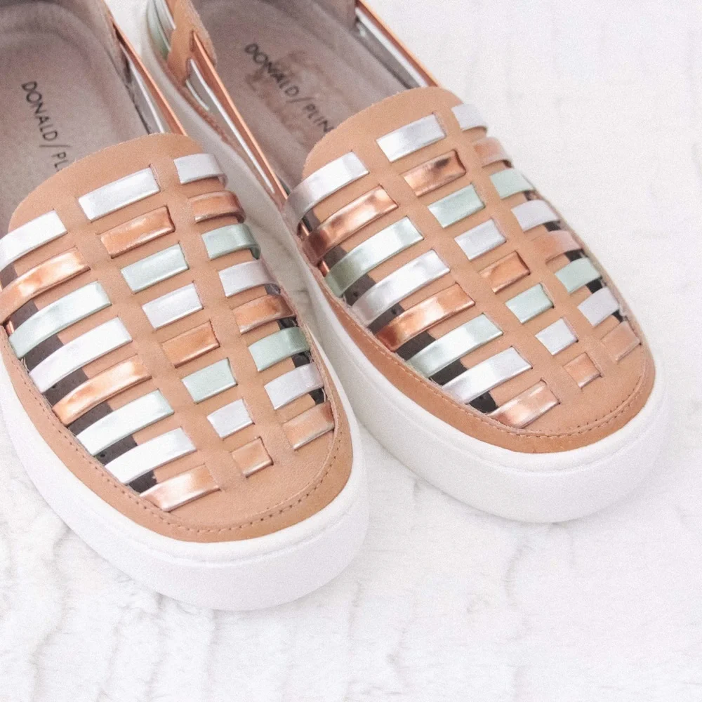 Donald J. Pliner Cierra Huarache Platform Sneakers